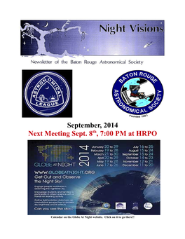 September 2014 BRAS Newsletter