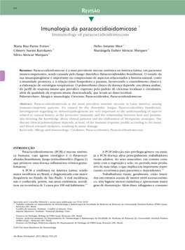 Immunology of Paracoccidioidomycosis