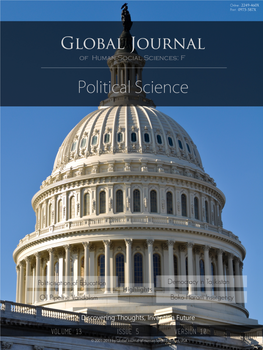 Global Journal of Human Social Science: F Political Science