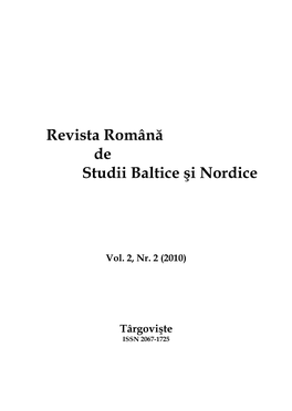 Revista Română De Studii Baltice Şi Nordice