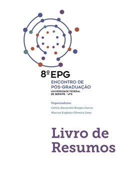 Livro De Resumos EDITORA DA UNIVERSIDADE FEDERAL DE SERGIPE