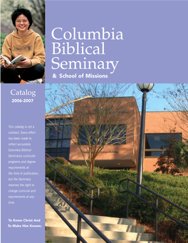Columbia Biblical Seminary & School of Missions