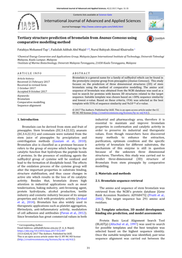 International Journal of Advanced and Applied Sciences, 4(12) 2017, Pages: 31-35