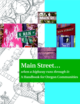 Main Street: When a Highway Runs Through It