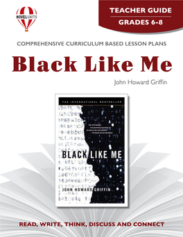 Black Like Me John Howard Griffin