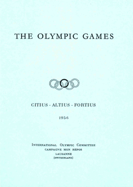 Olympic Charter 1956