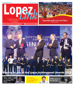 Playing to Win at the Lopez Achievement Awards 2019 Story on Page 6