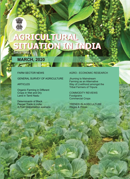 Agricultural Situation in India