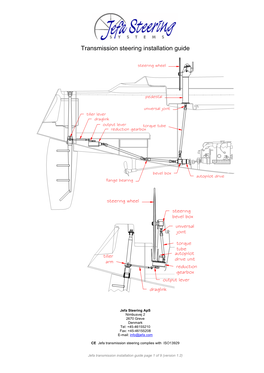 Transmission Steering Installation Guide