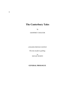 The Canterbury Tales