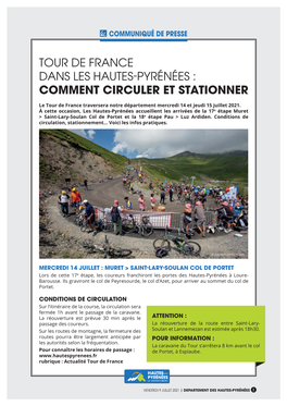 Tour De France Dans Les Hautes-Pyrénées