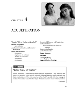 Acculturation