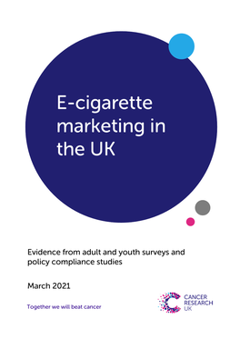 E-Cigarette Marketing in the UK