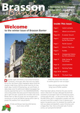 Brasson Banter Issue 8 – December 2017