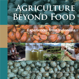 Agriculture Beyond Food Agriculture Beyond Food