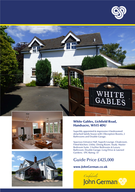 White Gables Lichfield Road Handsacre 120614