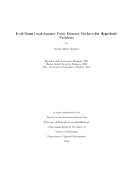 Dual-Norm Least-Squares Finite Element Methods for Hyperbolic Problems