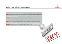 Airlines and Subsidy: Our Position ¬