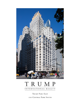 Trump Parc East 100 Central Park South