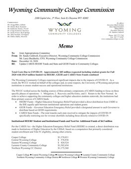 Wyoming Community College Commission