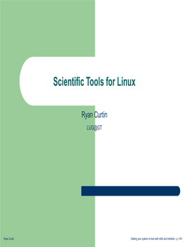 Scientific Tools for Linux