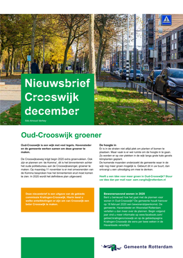 Nieuwsbrief Crooswijk December