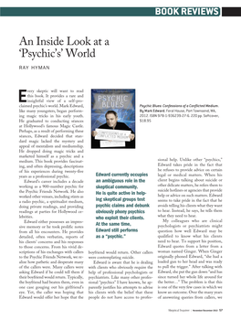 An Inside Look at a 'Psychic's' World
