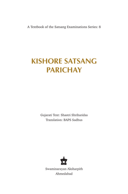 Kishore Satsang Parichay