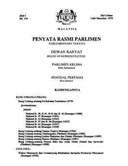 Penyata Rasmi Parlimen