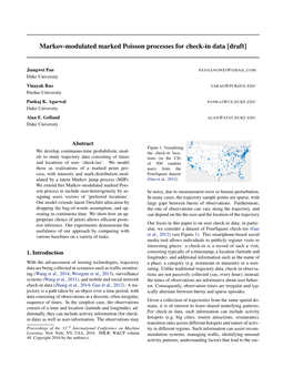 Markov-Modulated Marked Poisson Processes for Check-In Data [Draft]