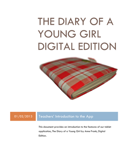 The Diary of a Young Girl Digital Edition