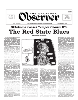 The Red State Blues by Arnold Hamilton the Long National Nightmare Is Over