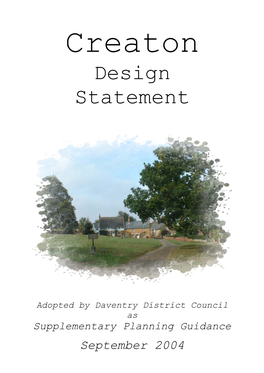 Creaton Village Design Statement
