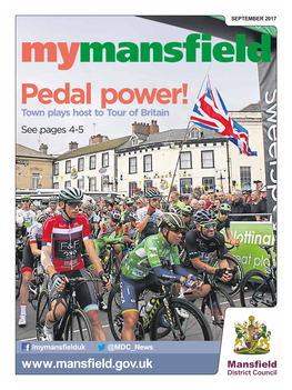 Pedal Power! Town Plays Host to Tour of Britain See Pages 4-5