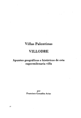 Villas Palentinas VILLODRE