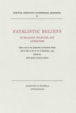 Fatalistic Beliefs