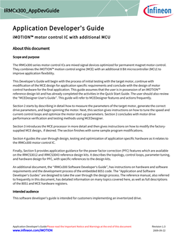 Irmcx300 Application Developer's Guide