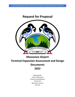 Moosonee Airport Terminal Expansion Assessment and Design Documents 2022