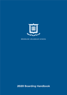 BGS Boarding House Handbook 2020