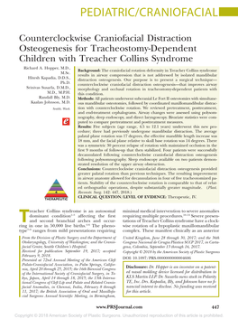 Pediatric/Craniofacial