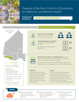 Towards a Northern Centre of Excellence for Addiction and Mental Health