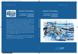 Planet Homeless. Governance Arrangements in Amsterdam