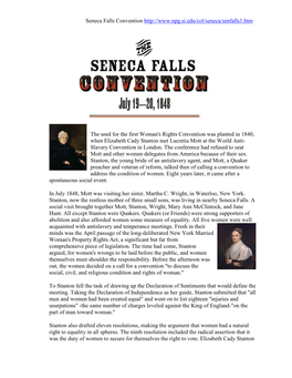 Seneca Falls Convention