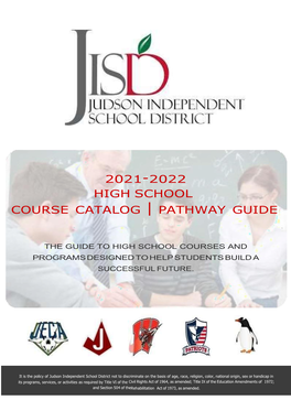 2021-2022 High School Course Catalog | Pathway Guide