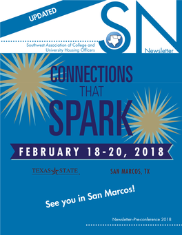 Pre-Conference Newsletter 2018