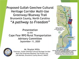 Gullah Geechee Trail Presentation