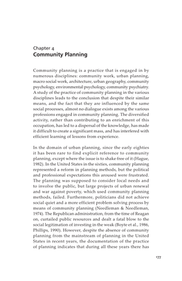 Community Planning