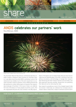 ANDS Celebrates Our Partners' Work