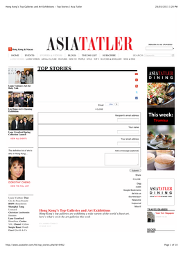 Asia Tatler 28/03/2011 1:20 PM