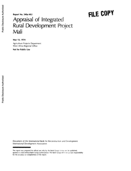 World Bank Document